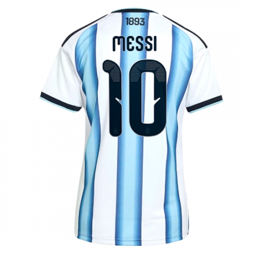 Billige Fotballdrakt Argentina Lionel Messi #10 Replika Hjemmedrakt Dame VM 2026 Kortermet Billige Fotballdrakt Argentina Lionel Messi #10 Replika Hjemmedrakt Dame VM 2026 Kortermet